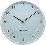 Ms style シンプル カジュアル 掛け時計 ホワイト グリーン IP-MCW-34 WH Ms style シンプル カジュアル 掛け時計 ホワイト グリーン IP-MCW-34 WH